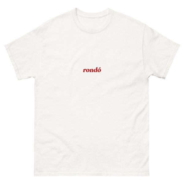 Camiseta Rondó con logo rojo